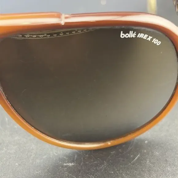 Bolle IREX 100‎ Brown Sunglasses Temple Tips Made In France - Picture 2 of 13